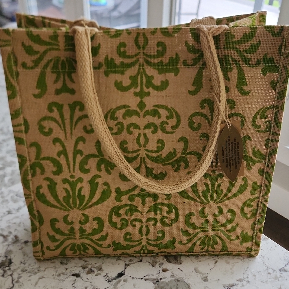Pier 1 Imports NWT Reusable Natural Fiber Bag